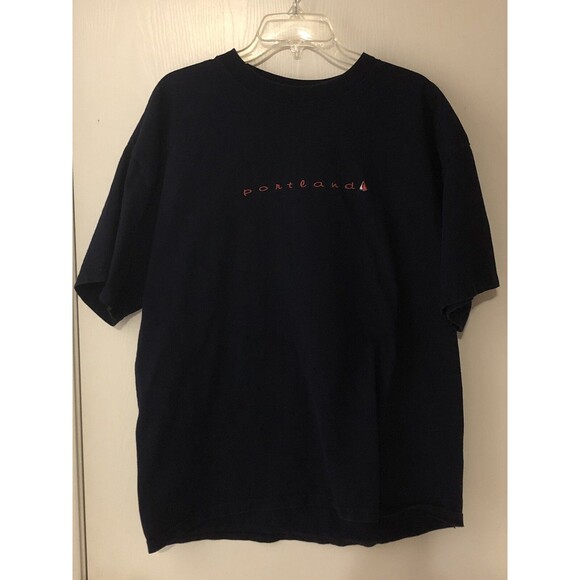 Portland Oregon Dark Blue XL T-shirt - Picture 1 of 5